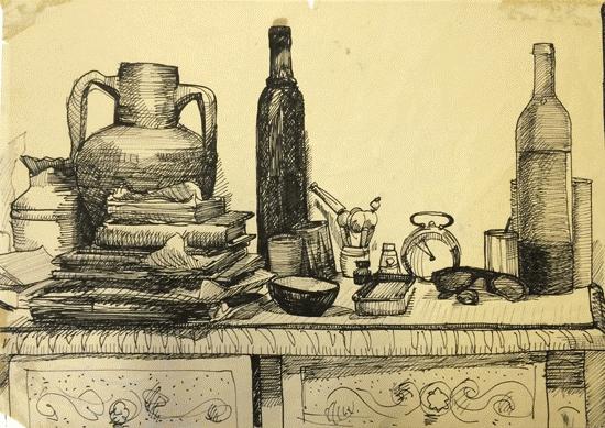 The sideboard and drawers decorated by local craftsmen
